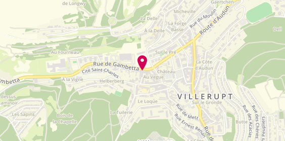 Plan de Les Lunettes de Virginie, 10 Rue Gambetta, 54190 Villerupt
