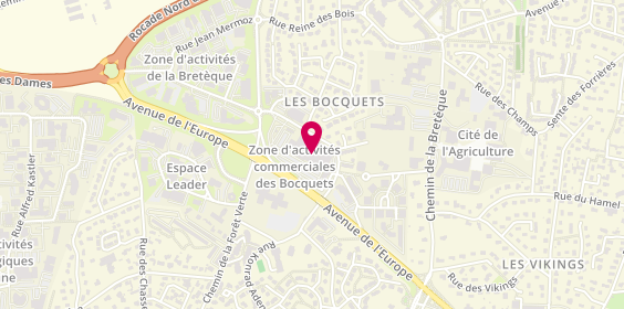 Plan de Lissac, Avenue de l'Europe Centre Commercial Les Bocquets, 76230 Bois-Guillaume