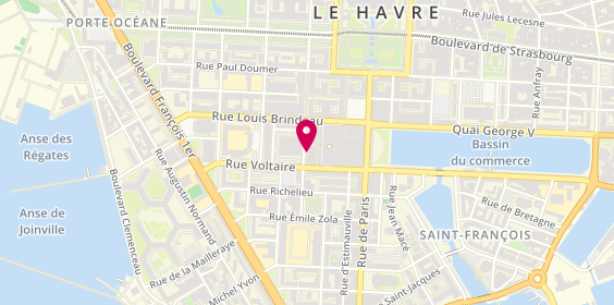 Plan de Optique des Halles, 22 Rue Bernardin de Saint-Pierre, 76600 Le Havre