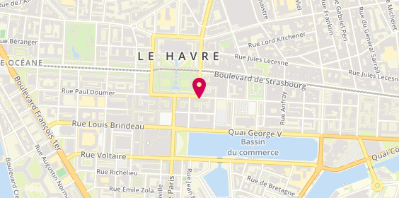 Plan de Alain Afflelou, 28 place de l'Hôtel de Ville, 76600 Le Havre