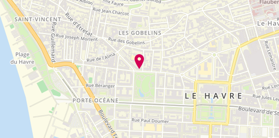 Plan de Optique Saint Roch, 54 Rue Georges Braque, 76600 Le Havre
