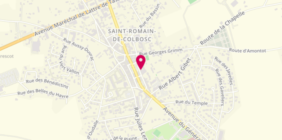 Plan de Opticien OPTIQUE SAINT ROMAIN (Saint-Romain-De-Colbosc), 2 place Théodule Benoist, 76430 Saint-Romain-de-Colbosc