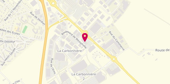 Plan de Grandoptical, Zone Aménagement de la Carbonniere
963 Boulevard de Westphalie, 76360 Barentin