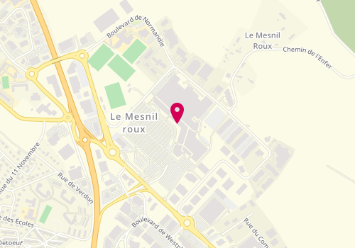 Plan de Optique Lefèvre, Centre Commercial Carrefour, 76360 Barentin