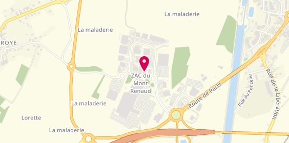 Plan de Optical Center, Zone Aménagement Auchan du Mont Renaud, 60400 Noyon