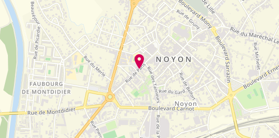 Plan de Optique 60 - Opticien Noyon, 27 Rue de Paris, 60400 Noyon