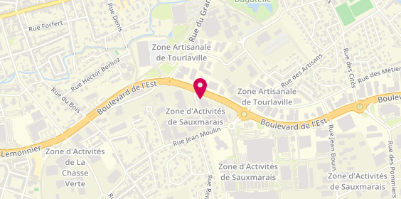 Plan de S.Y.T Optique, Tourlaville 19 Rue Baptiste Marcet, 50110 Cherbourg-en-Cotentin