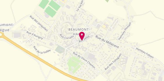 Plan de Optique Cuvelier, 33 Rue Jallot, 50440 Beaumont-Hague