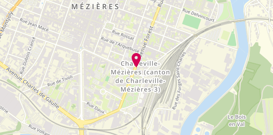 Plan de Centre Optic, 4 avenue Forest, 08000 Charleville-Mézières