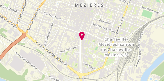 Plan de La Fabrique de l'Optique, 27 Cr Briand, 08000 Charleville-Mézières