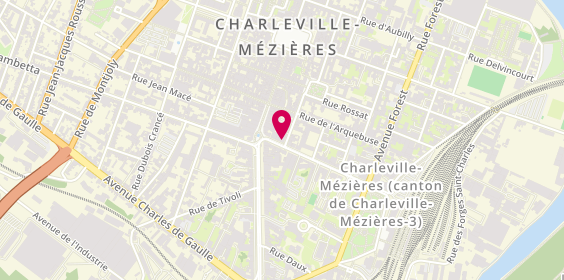 Plan de Optic 2000, 24 Rue du Président Kennedy, 08000 Charleville-Mézières