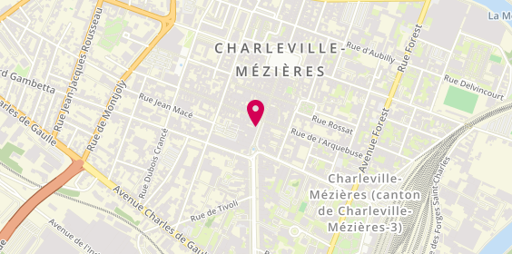 Plan de Optical Free, 14 Rue Pierre Bérégovoy, 08000 Charleville-Mézières