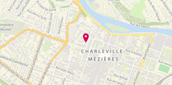 Plan de Maison PERCEVAL, Opticiens Charleville-Mézières, 9 Rue du Daga, 08000 Charleville-Mézières