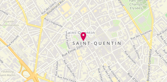 Plan de Optique Solo, 5 Rue Victor Basch, 02100 Saint-Quentin
