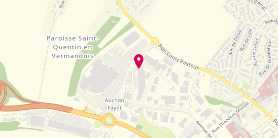 Plan de Générale d'Optique, Rue de la Petite Vallée Zone Commerciale Auchan, Forum de Picardie, 02100 Fayet