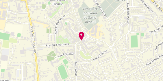 Plan de Optique Rollin, Rue Pierre Rollin, 80000 Amiens