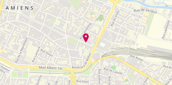 Plan de HBM Optique, 9 Rue Noyon, 80000 Amiens
