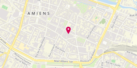Plan de Opticien Amiens GrandOptical, 46 Rue des 3 Cailloux, 80000 Amiens