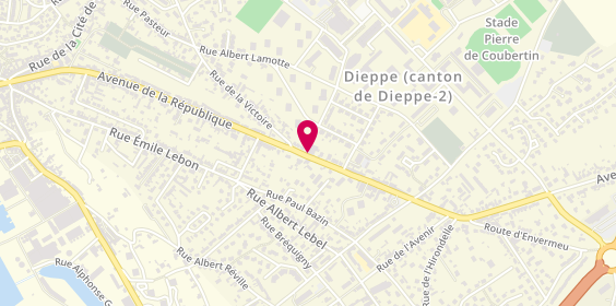 Plan de Centre Optique, 117 Avenue République, 76370 Neuville Lès Dieppe