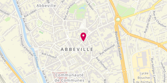 Plan de Opticien Optique Robert Abbeville, 12 Rue des Lingers, 80100 Abbeville
