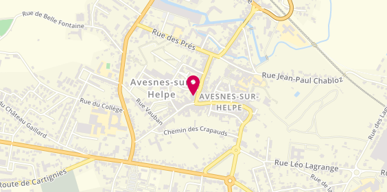 Plan de Atol Les Opticiens, 3 Rue Léo Lagrange, 59440 Avesnes-sur-Helpe