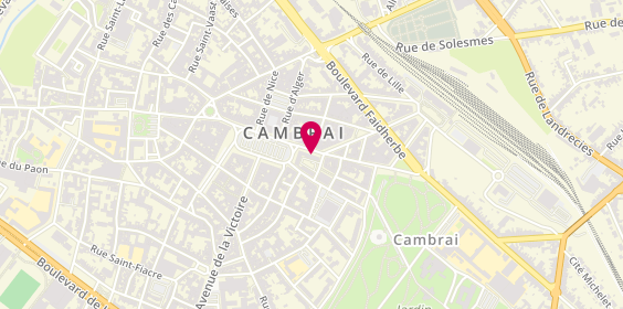 Plan de Cambrai Optique, 6 Rue du Général de Gaulle, 59400 Cambrai