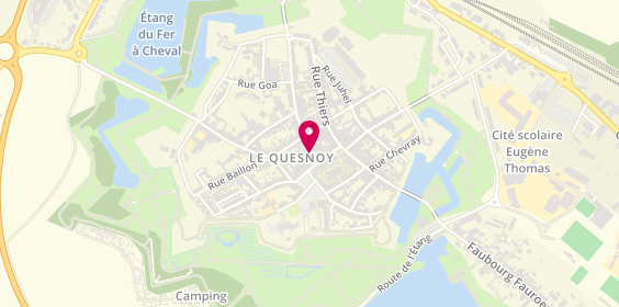 Plan de L'Opticien des Remparts, 5 Rue Léon Gambetta, 59530 Le Quesnoy