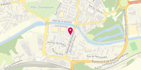 Plan de Lynx Optique, 18 Bis avenue de France, 59600 Maubeuge