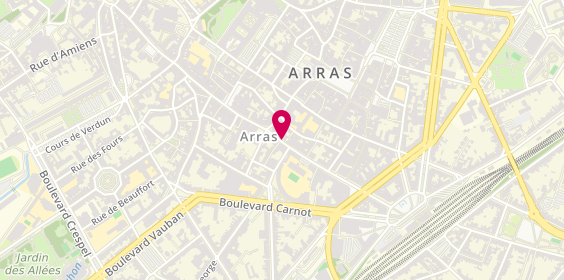 Plan de SARL Co-Optique, 72 Rue Gambetta, 62000 Arras