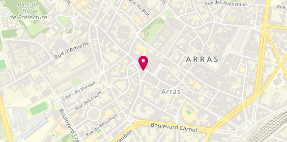 Plan de Krys, 13 Rue Saint-Aubert, 62000 Arras