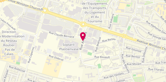 Plan de Optical Center, Rue Ampère, 62000 Arras