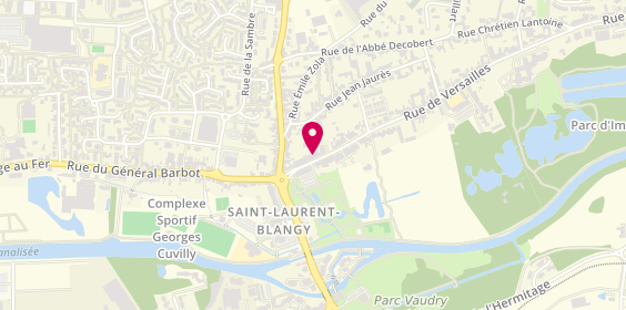 Plan de Axel'Optic, 17 Rue de Versailles, 62223 Saint-Laurent-Blangy