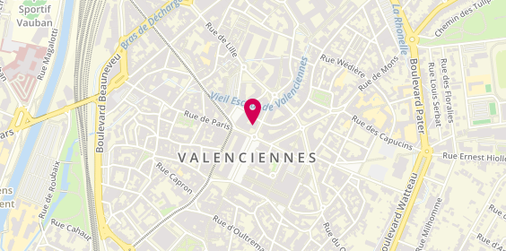 Plan de ACUITIS Opticien & Audioprothésiste Valenciennes, 61 Pl. d'Armes, 59300 Valenciennes