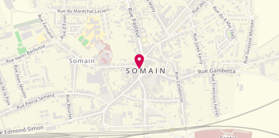 Plan de Somain Optic, 2 Bis Place Jean Jaurès, 59490 Somain