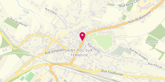 Plan de Le Collectif des Lunetiers, 9 Place Marechal Leclerc, 62130 Saint-Pol-sur-Ternoise