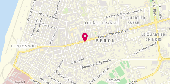 Plan de TONNOIR Bruno, 68 Rue de l'Impératrice, 62600 Berck