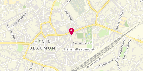 Plan de Benon Optique, 1 Avenue Victor Hugo, 62110 Hénin-Beaumont