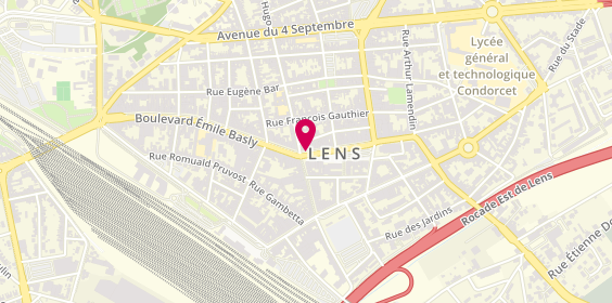 Plan de Pblv, 46 Place Jean Jaurès, 62300 Lens
