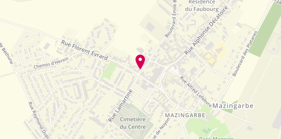 Plan de Optique du Centre, 46 Rue Berthelot, 62670 Mazingarbe