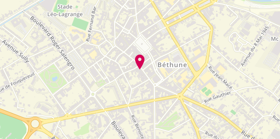 Plan de Opticien Béthune - rue Arras - Krys, 44 Rue d'Arras, 62400 Béthune