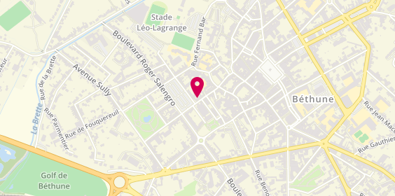 Plan de L'Atelier du Lunetier, 166 Rue Ludovic Boutleux, 62400 Béthune