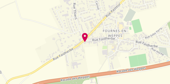 Plan de Julie et Caroline Optique, 882 Rue Faidherbe, 59134 Fournes-en-Weppes