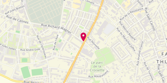Plan de Mutoptic Lille Sud, 366 Rue du Faubourg d'Arras, 59000 Lille