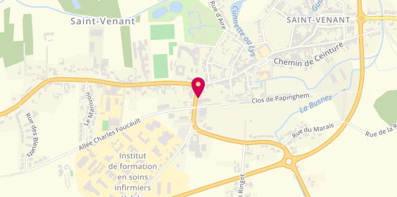 Plan de Centre de Vision, 17 Rue du Faubourg, 62350 Saint-Venant