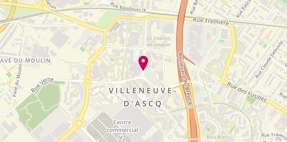 Plan de Villeneuve Optique, 330 Centre Commercial V 2, 59650 Villeneuve-d'Ascq