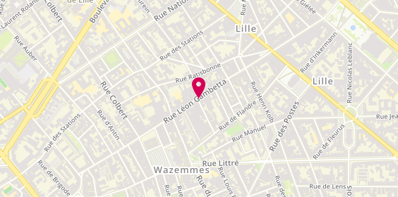 Plan de Majorel, 251 Rue Léon Gambetta, 59000 Lille