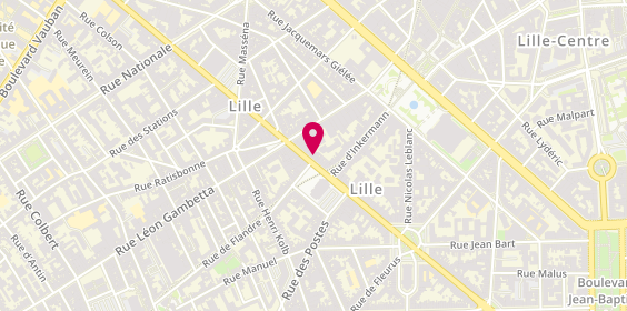Plan de Krys, 145 Rue Solférino, 59800 Lille