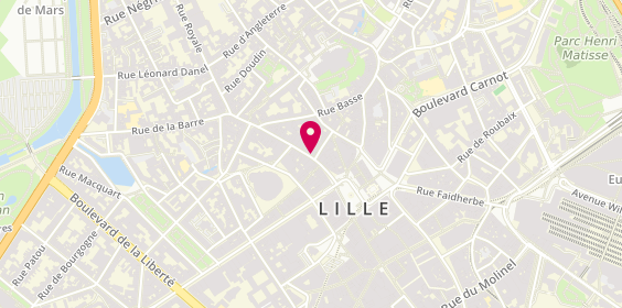 Plan de Optique Olivier, 32 Rue Esquermoise, 59000 Lille