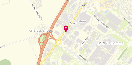 Plan de Optical Center, 115 Rue des Fusillés, 59160 Lille