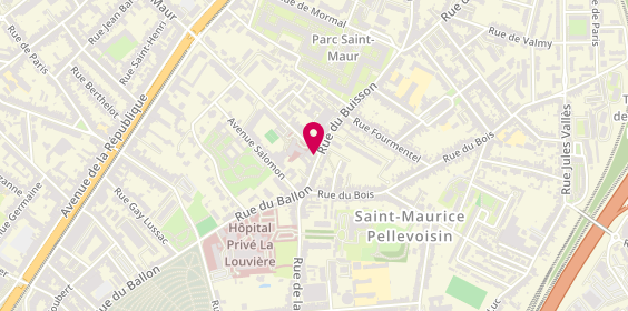 Plan de Optique Saint Maur, 29 Rue du Buisson, 59800 Lille